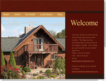 Tablet Screenshot of jackastleloghomes.com